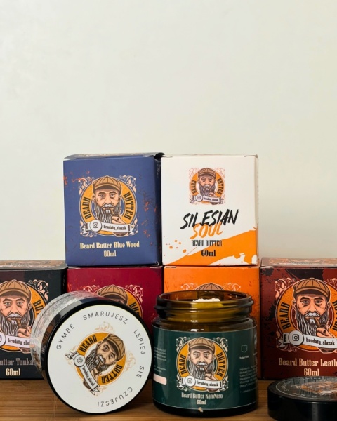 Brodaty Ślązak - Naturalne Masło do Brody | 8 zapachów | Wegańska pielęgnacja i stylizacja