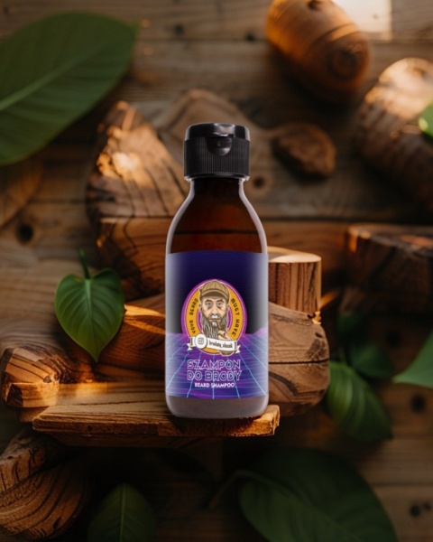 Szampon do brody Brodaty Ślązak z ekstraktem z drzewa sandałowego,– zdjęcie produktowe Szampon do brody Brodaty Ślązak z ekstraktem z drzewa sandałowego,– zdjęcie produktowe