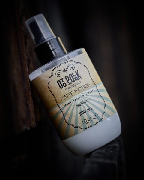 OTO POLAK Matte Motion – Spray Teksturyzujący do Włosów | Objętość i Mat | 200 ml