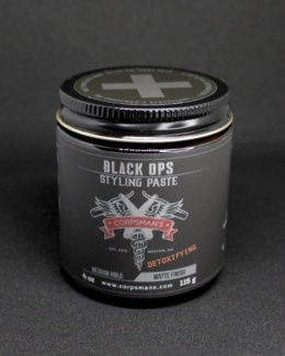 Pasta Black Ops – średnie utrwalenie, matowe wykończenie i detoksykacja włosów.