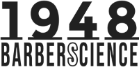 Logo marki 1948 BARBERSCIENCE 